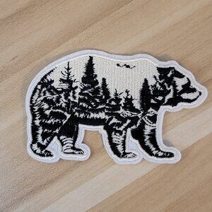 Forest Bear Iron-on Patch